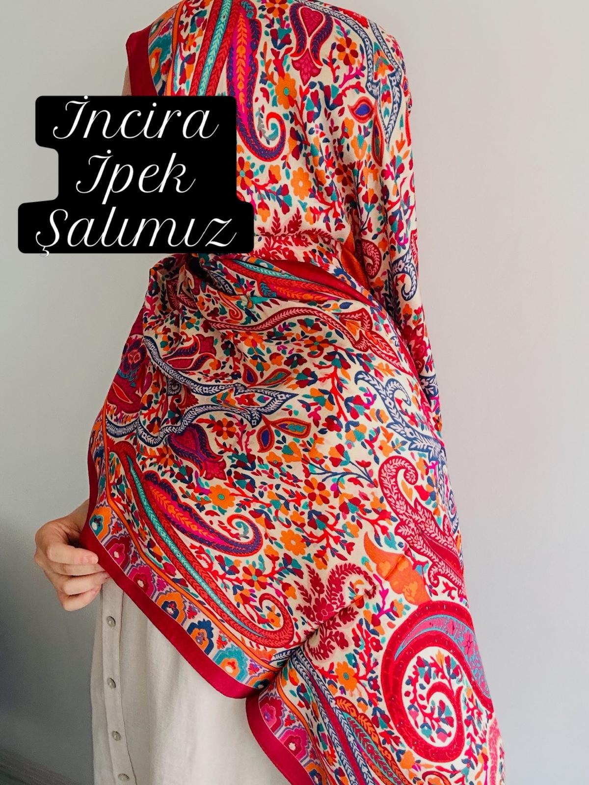 İncira İpek Şal